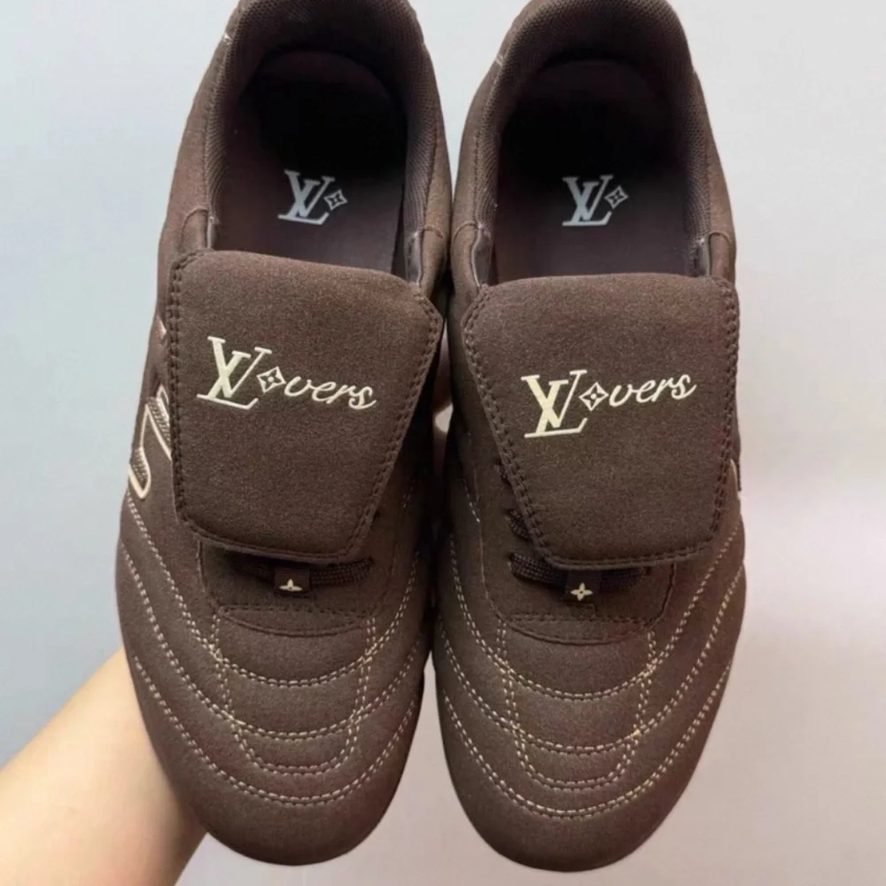 Louis Vuitton Dark Brown Women's Sneakers - Picture 3 of 8